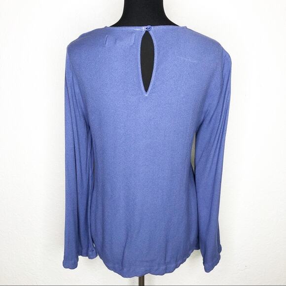 Anthropologie Cloth & Stone blue top size Small - Picture 15 of 15